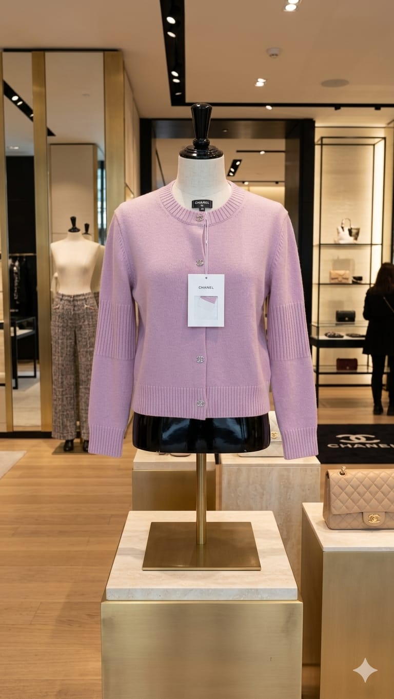 Sueter Chanel rosa small top quality