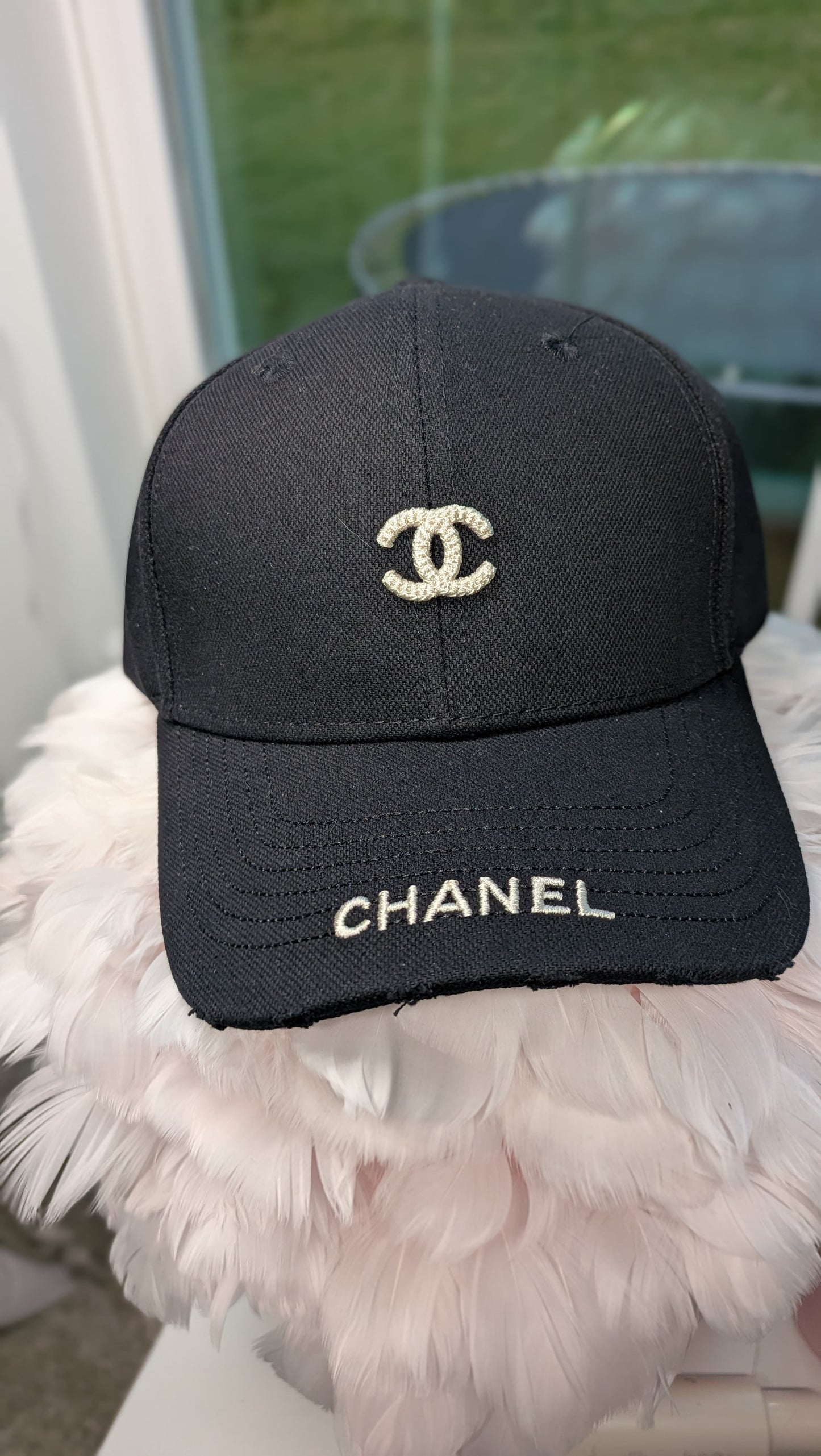 Gorra chanel negra top quality