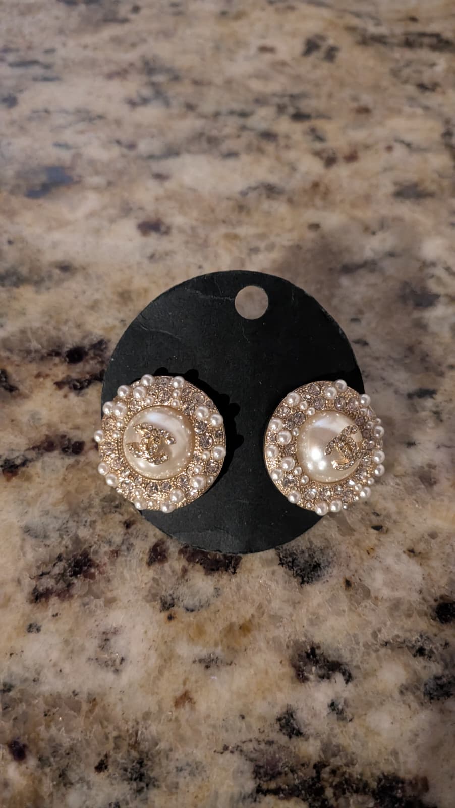 Aretes Chanel Perla