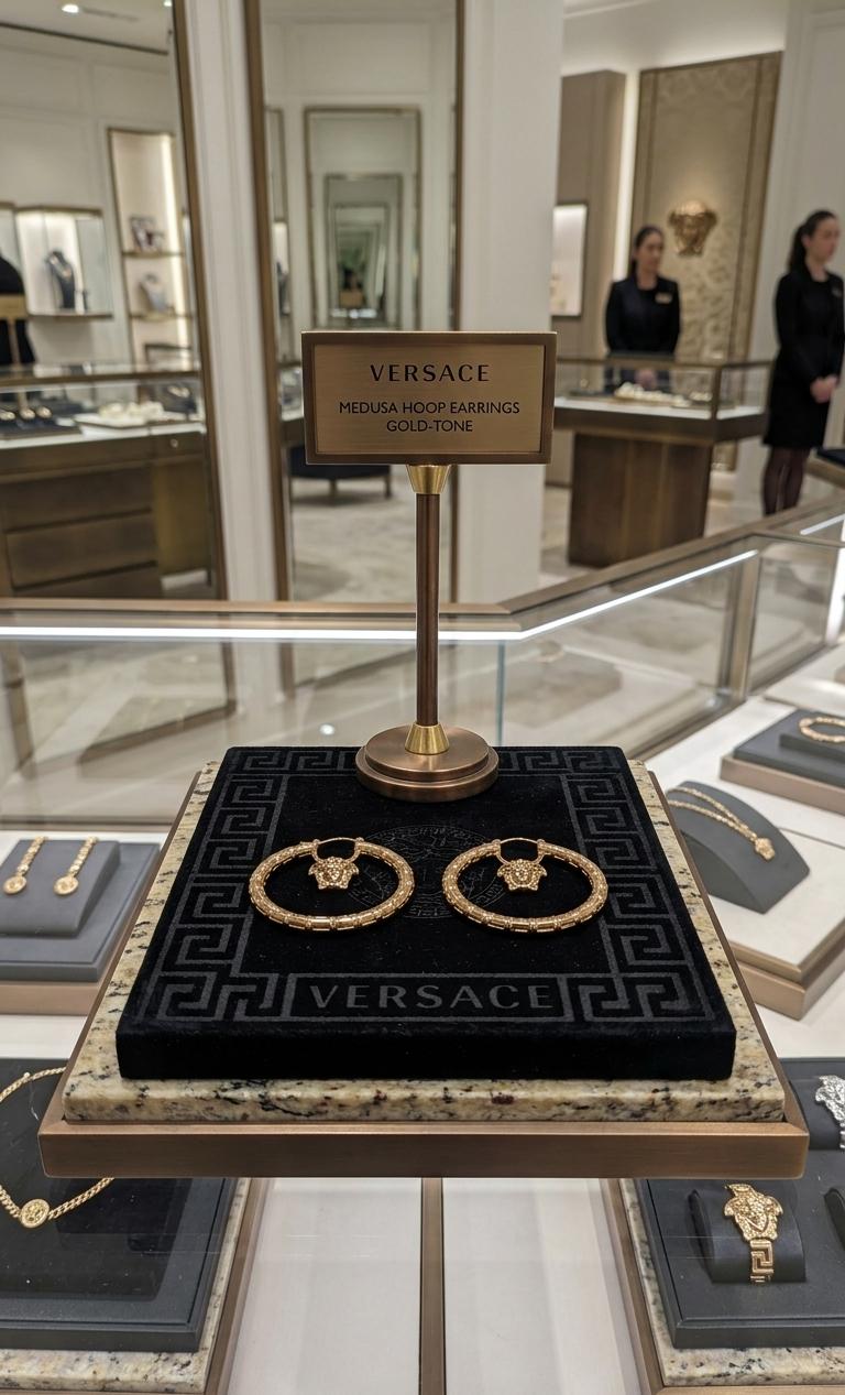 Aretes Versace