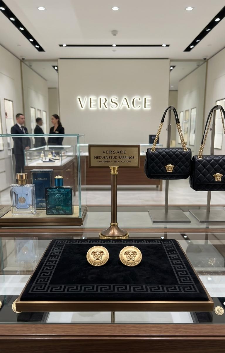 Aretes Versace