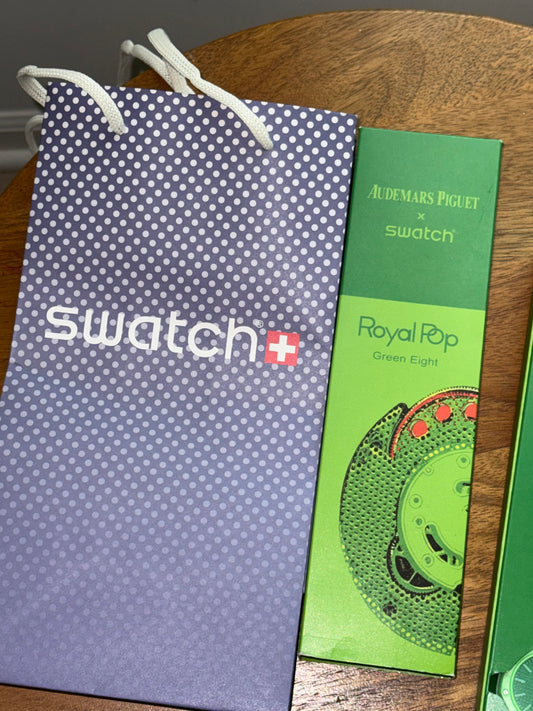 Reloj swatch verde royal pop