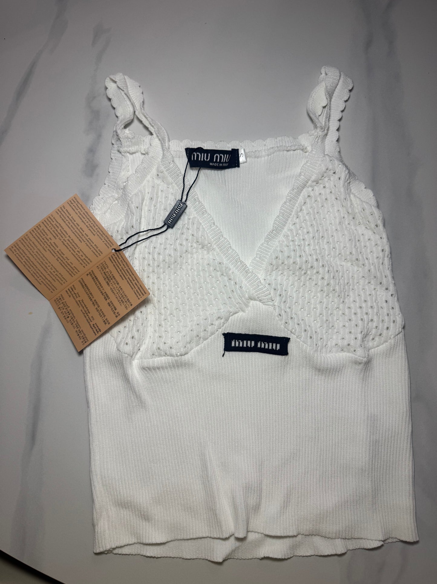 Blusa Miu Miu small tejida