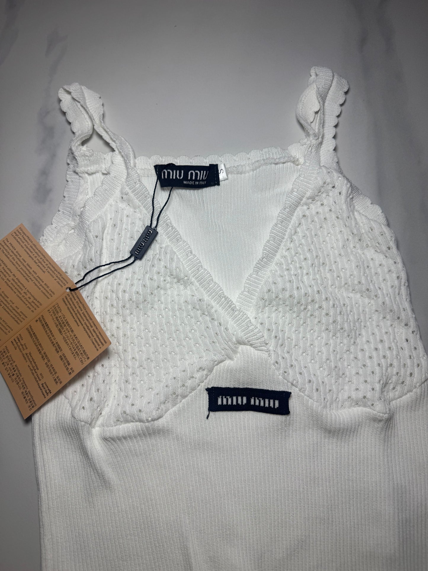 Blusa Miu Miu small tejida
