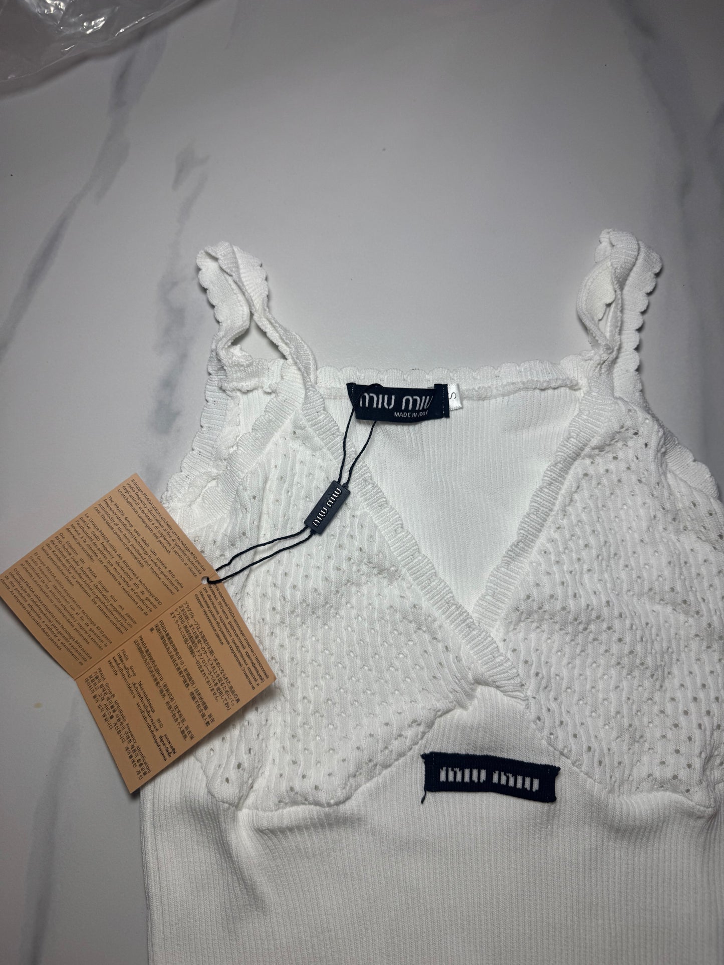 Blusa Miu Miu small tejida