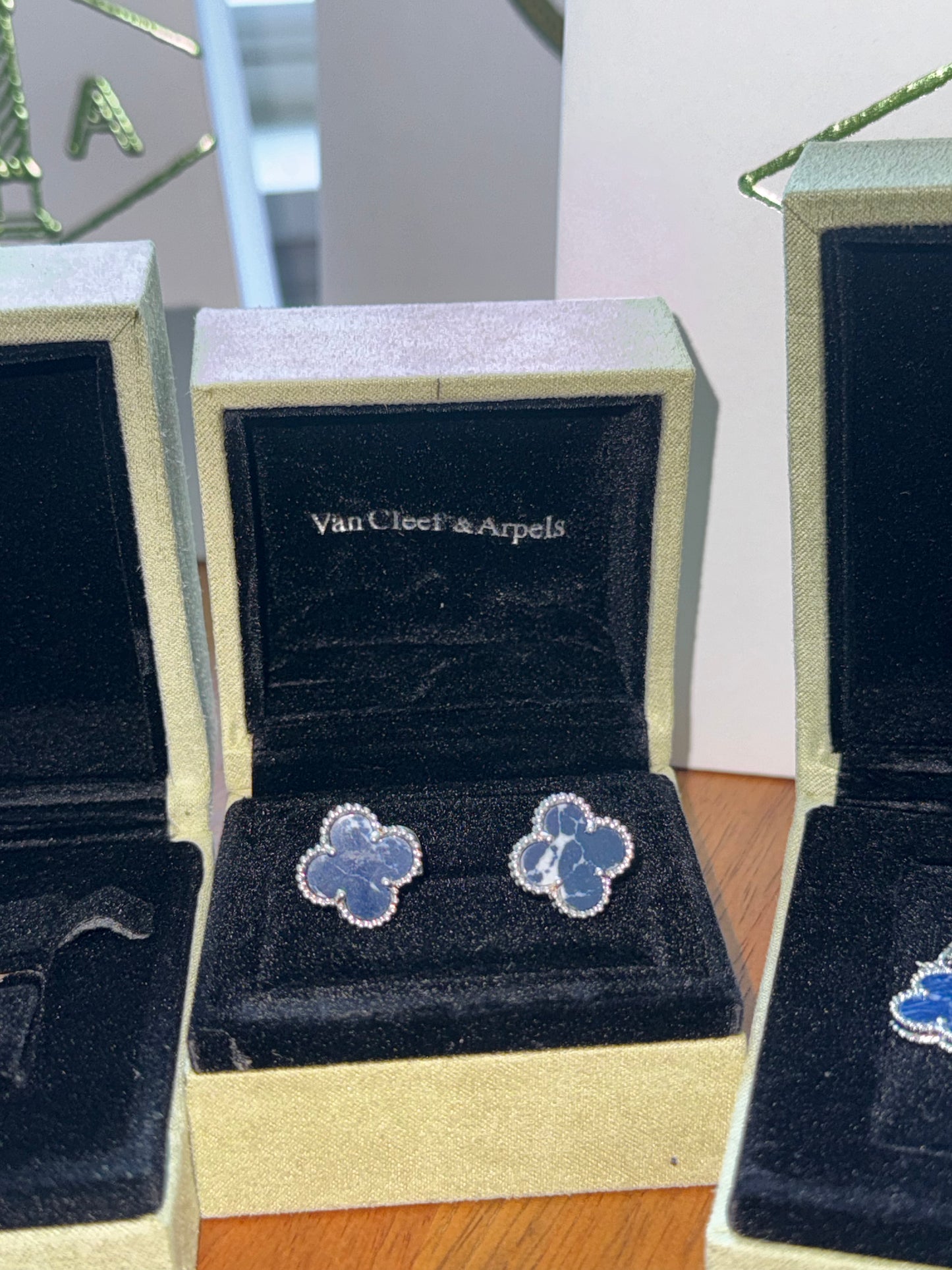 Set van cleef ( aretes, collar , Pulsera ) top quality con caja y bolsa