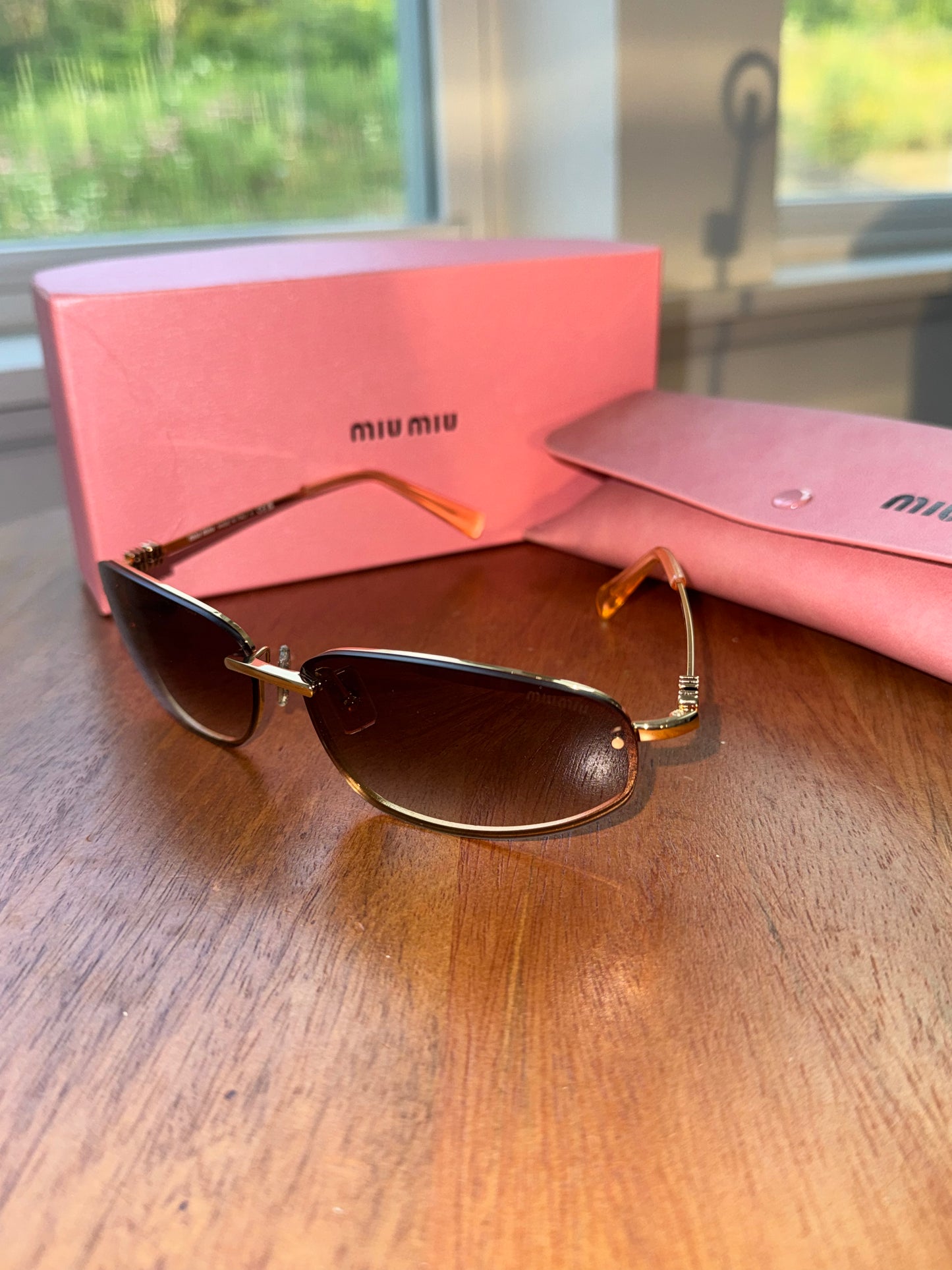 Lentes Miu Miu cafes top quality nueva temporada