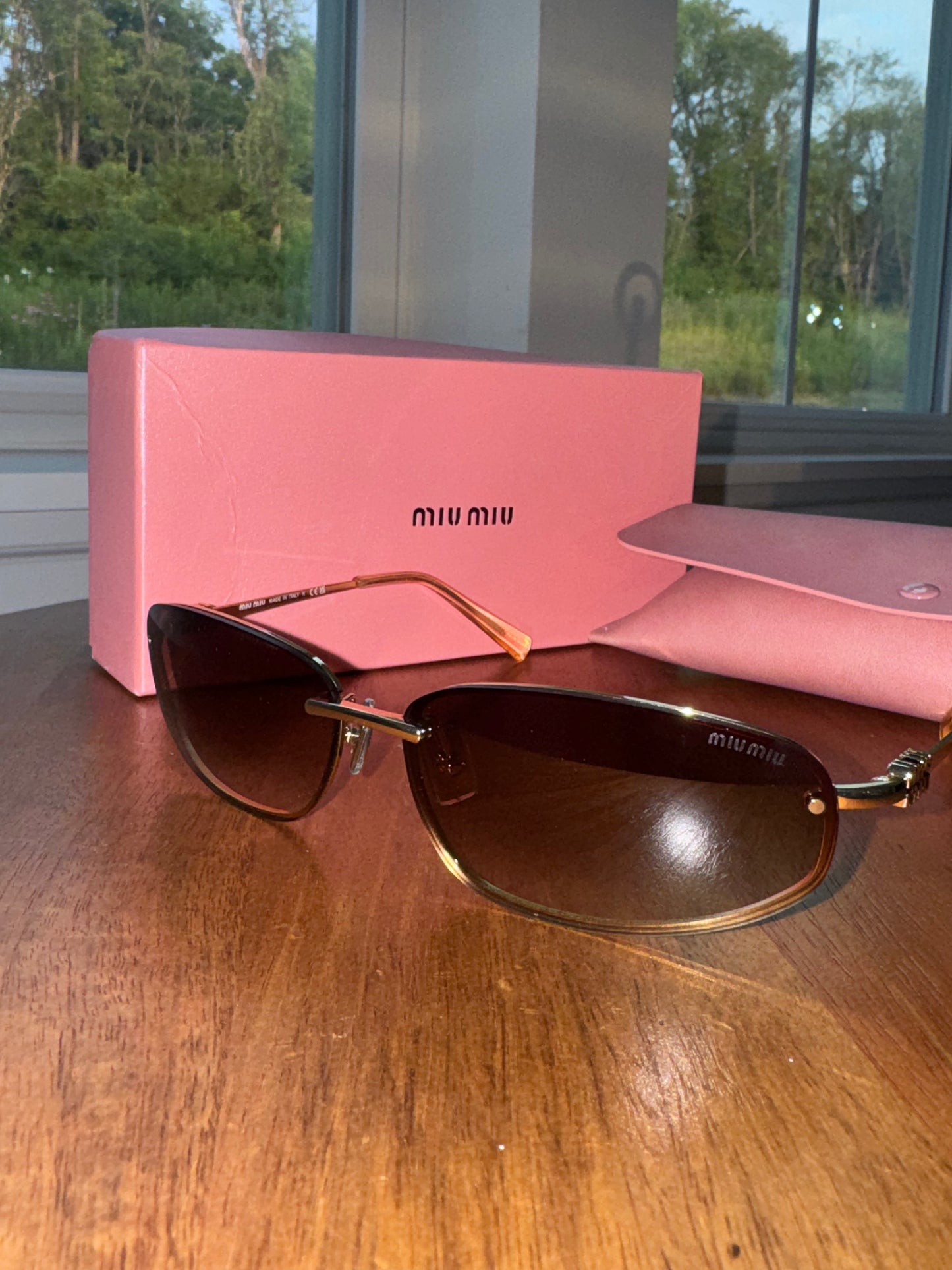 Lentes Miu Miu cafes top quality nueva temporada