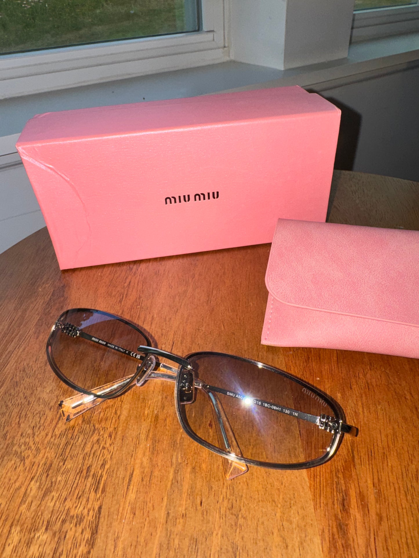 Lentes Miu Miu transparentes top quality