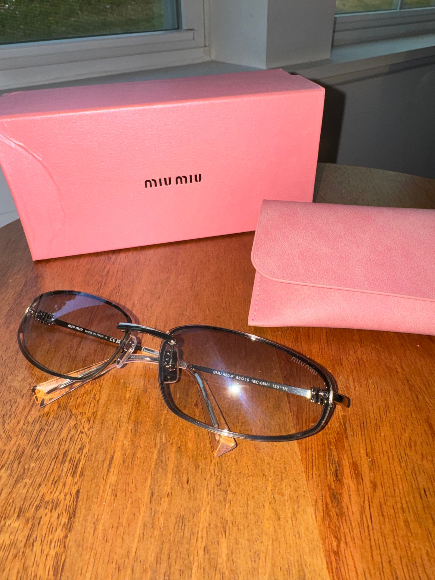 Lentes Miu Miu transparentes top quality