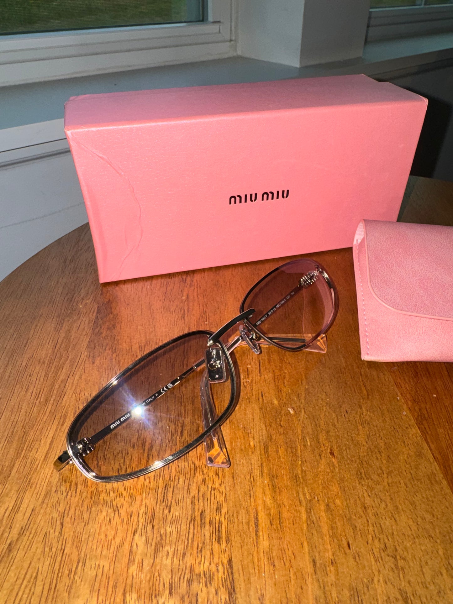 Lentes Miu Miu transparentes top quality