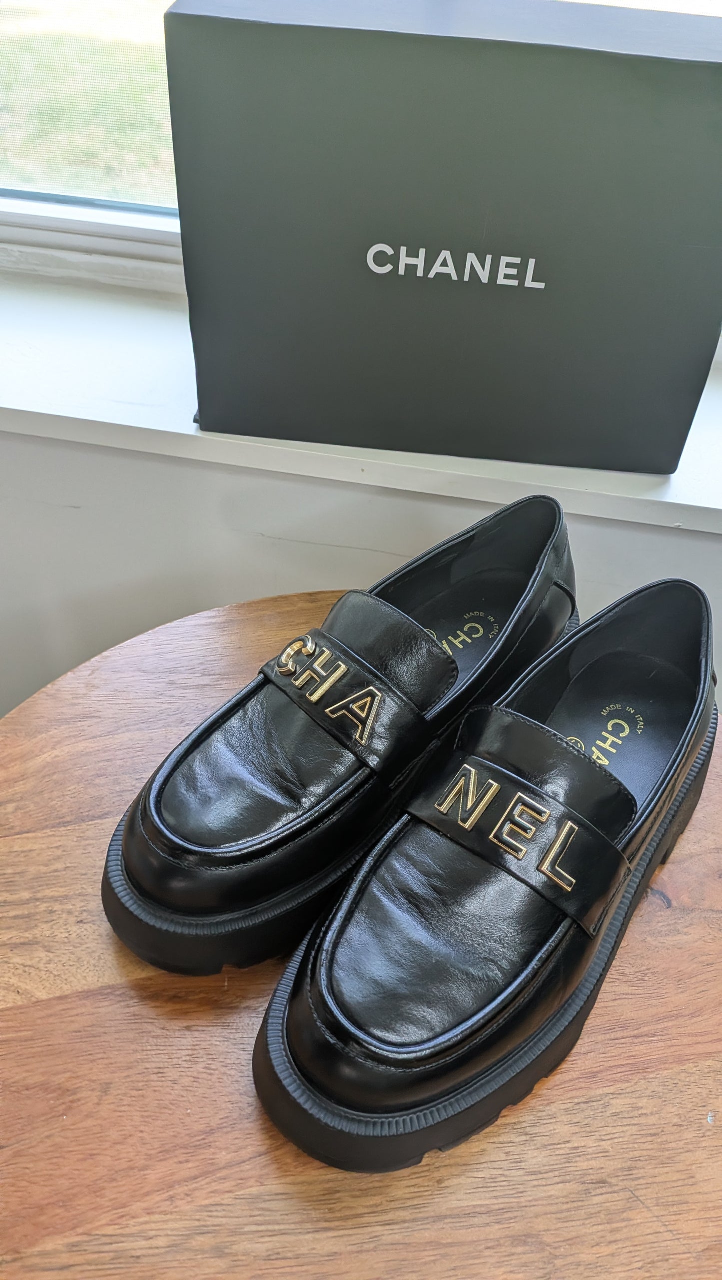 Mocasines Chanel seminuevas talla 8