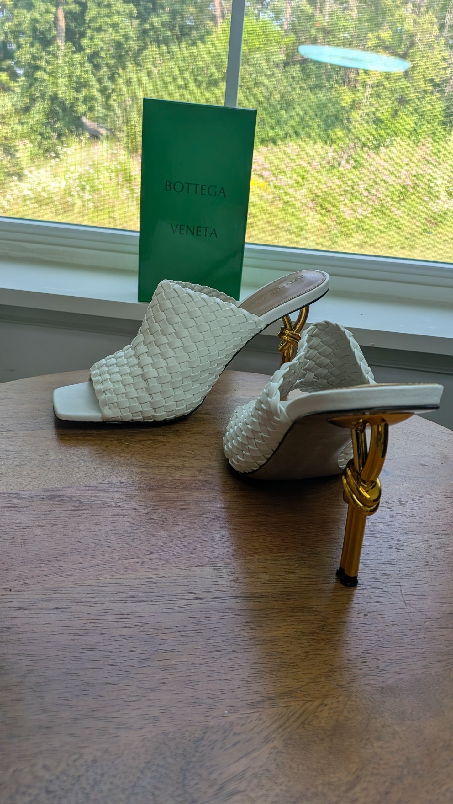 Tacones bottega talla 8 seminuevos