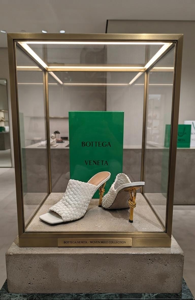 Tacones bottega talla 8 seminuevos