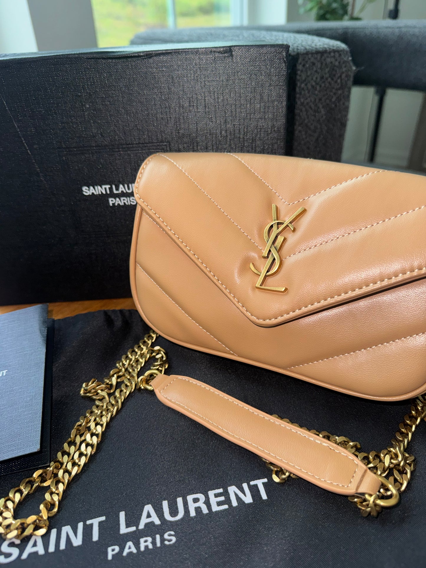 Bolsa yves saint Laurent nude top quality
