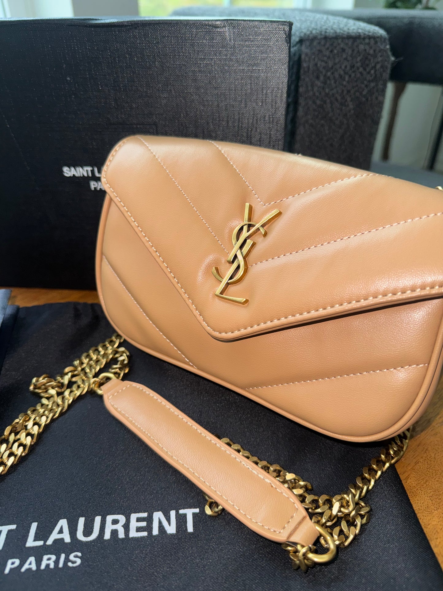 Bolsa yves saint Laurent nude top quality