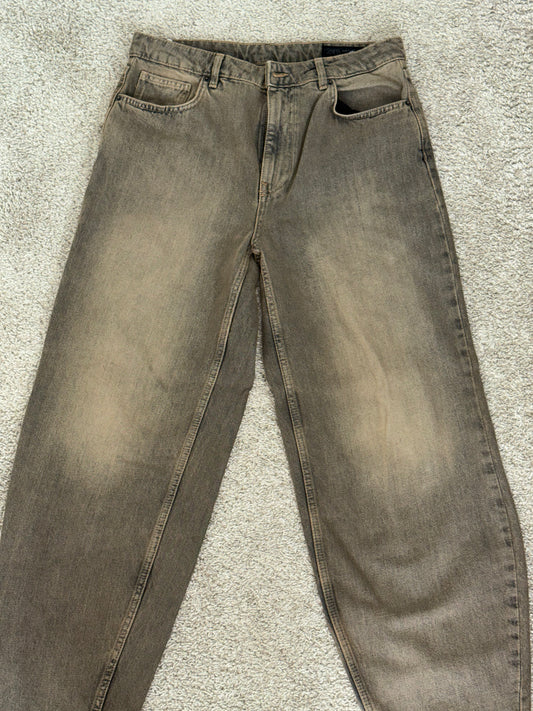 Closet sale pantalón Zara talla 8 super baggy Deslavado