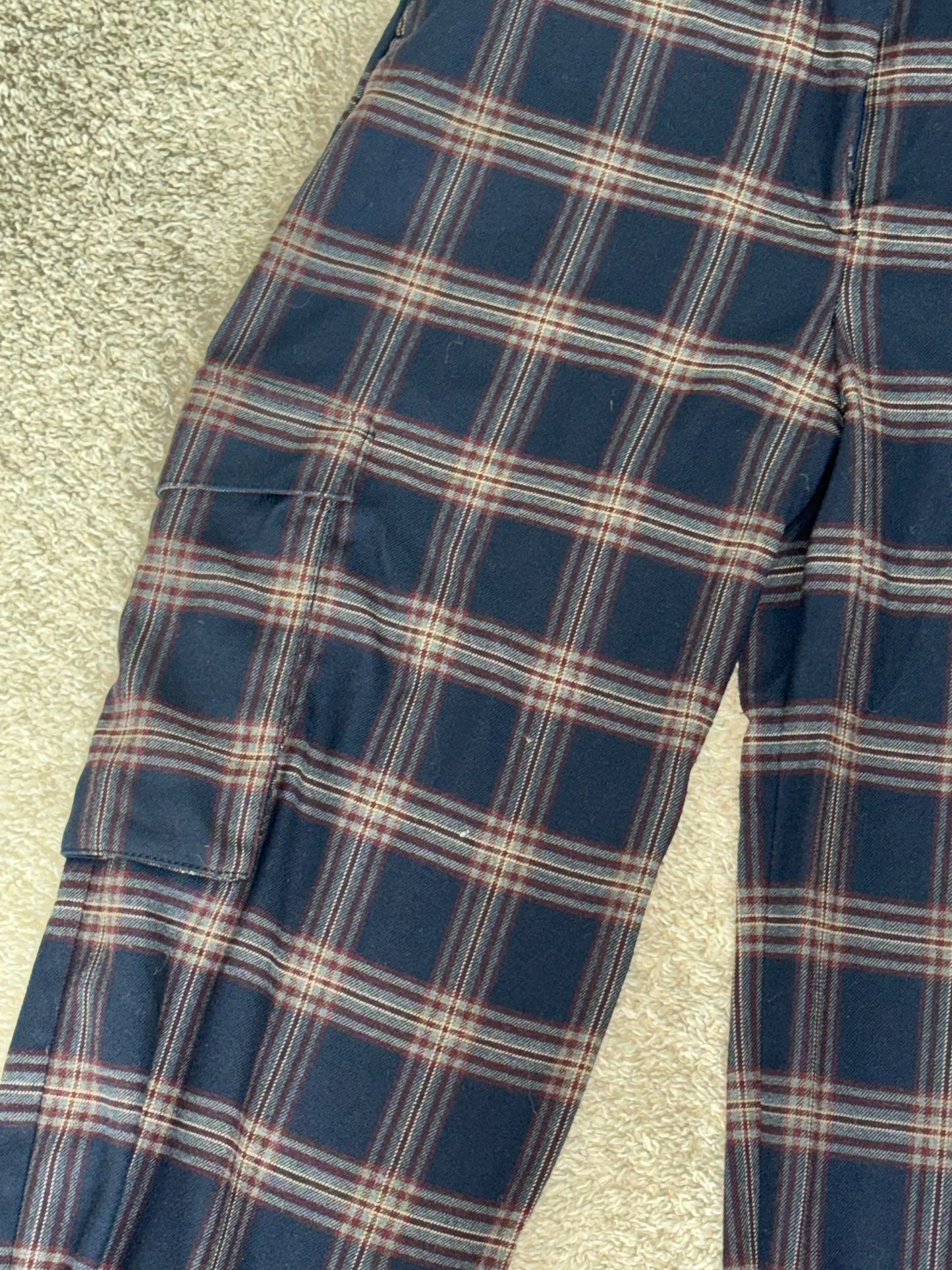 Closet sale pantalón cuadros Zara XS