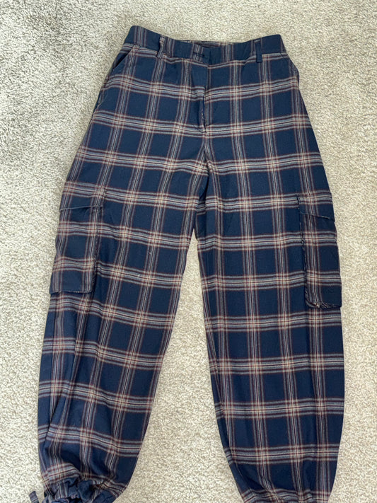 Closet sale pantalón cuadros Zara XS