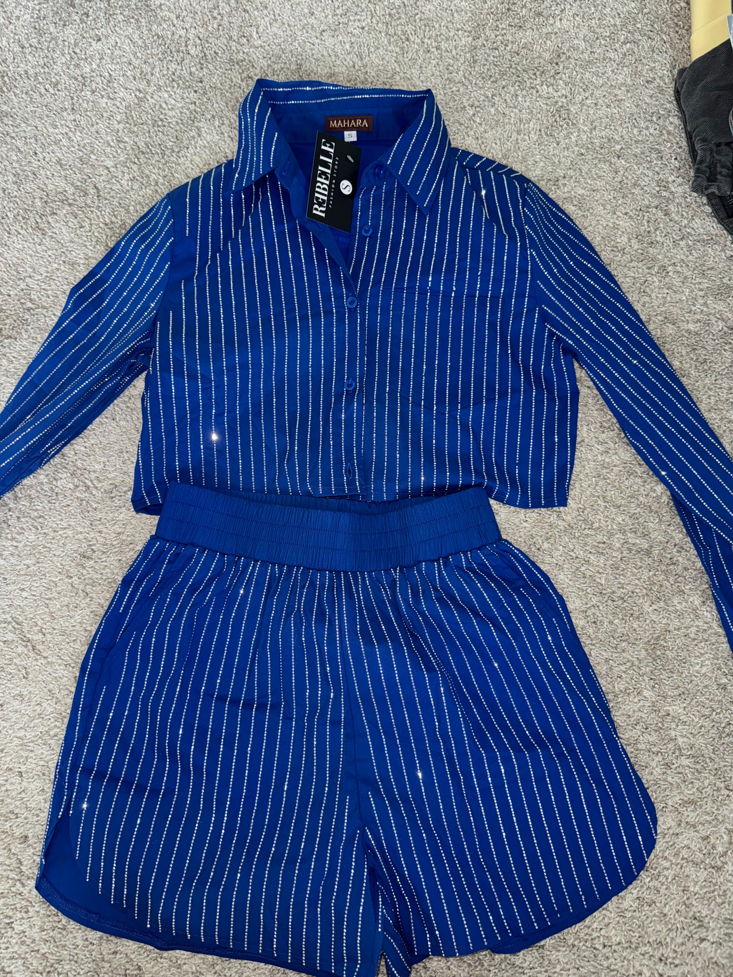 Set azul small nuevo