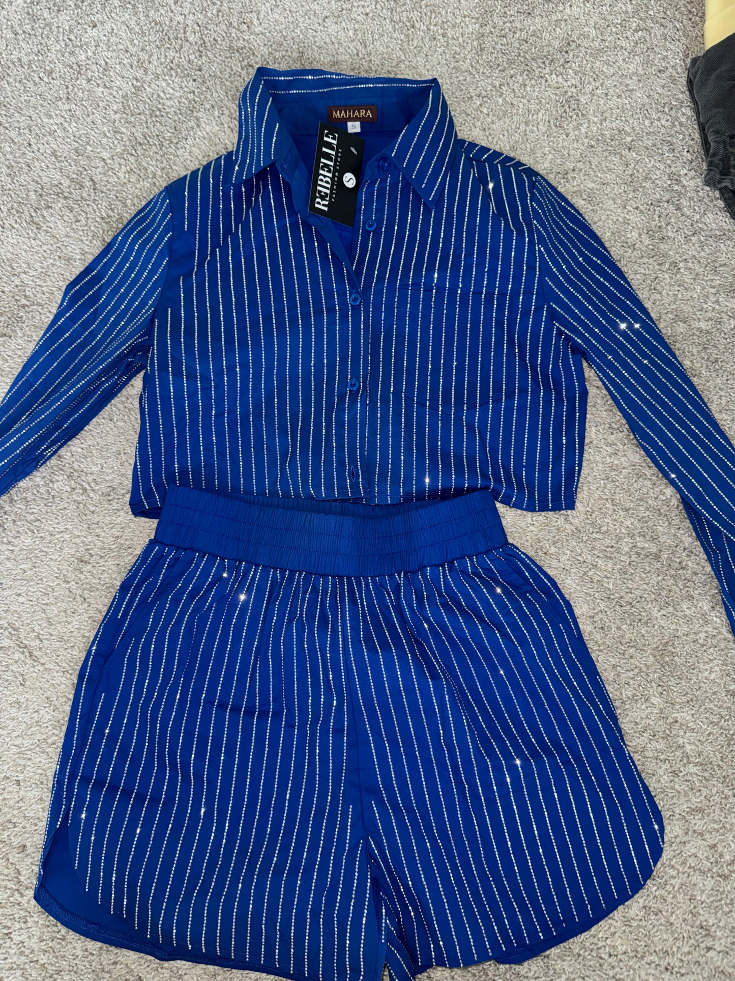 Set azul small nuevo