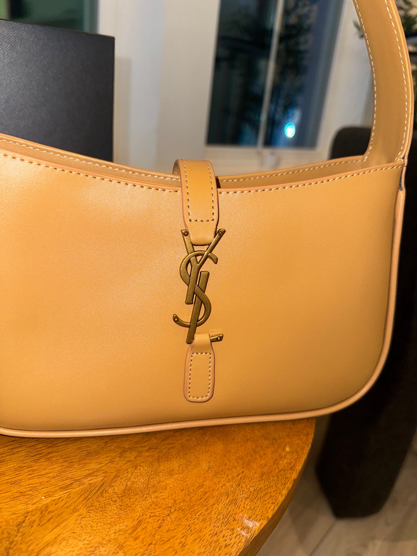 Bolsa YSL beige top quality con caja y cubre polvo