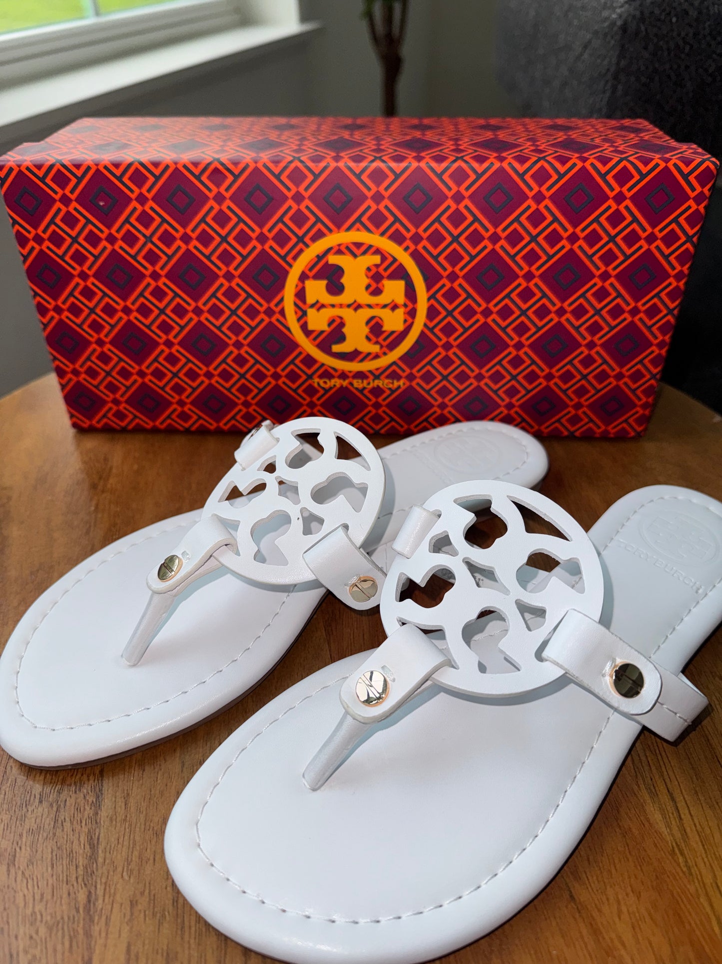 Sandalias Tory Burch Blanca’s talla 8