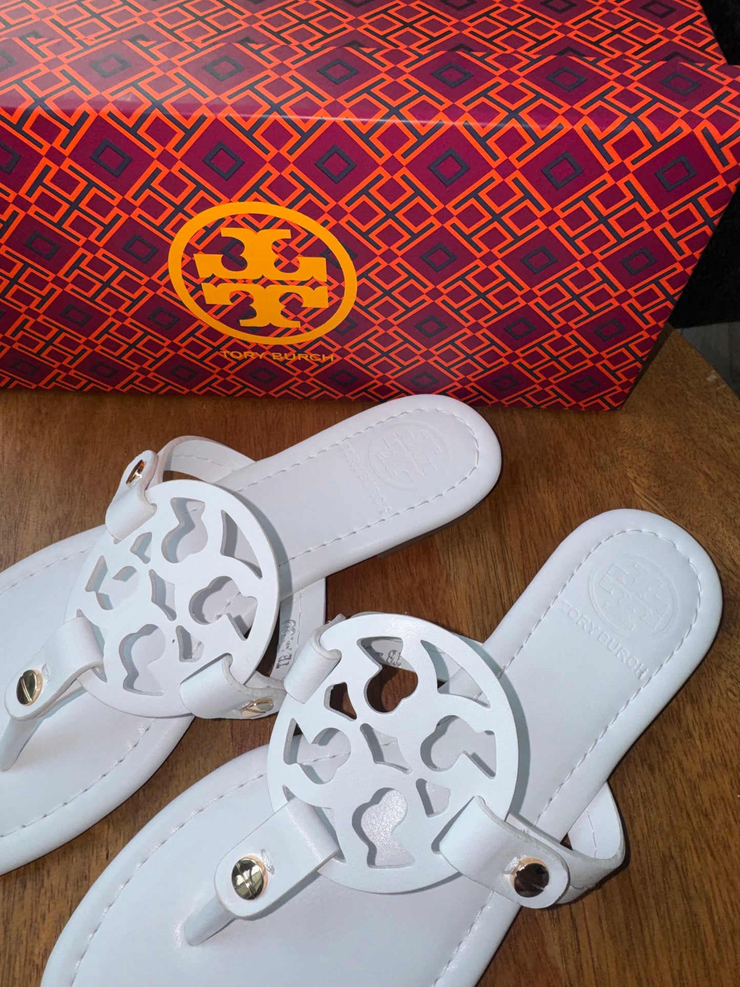 Sandalias Tory Burch Blanca’s talla 8