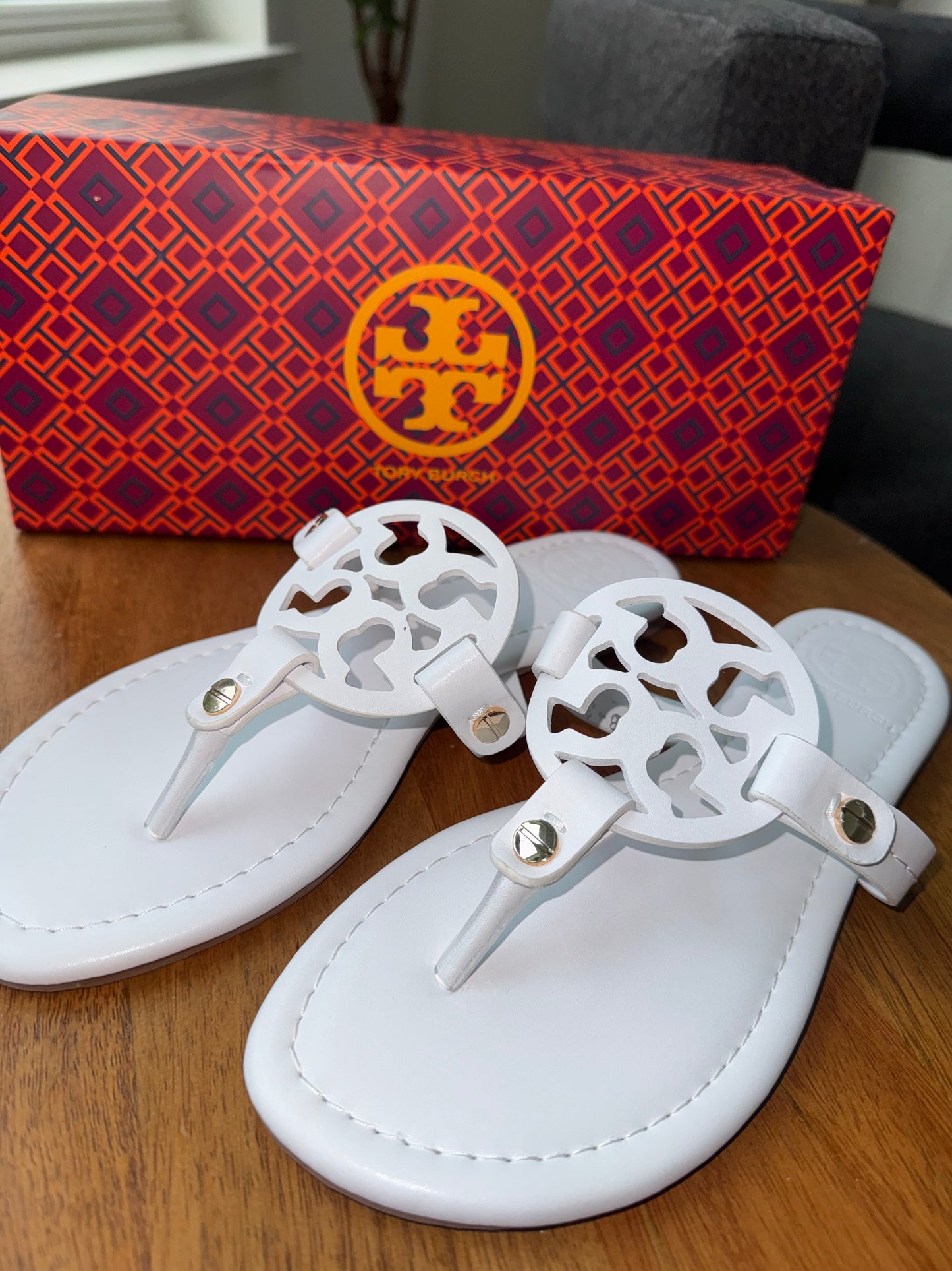 Sandalias Tory Burch Blanca’s talla 8