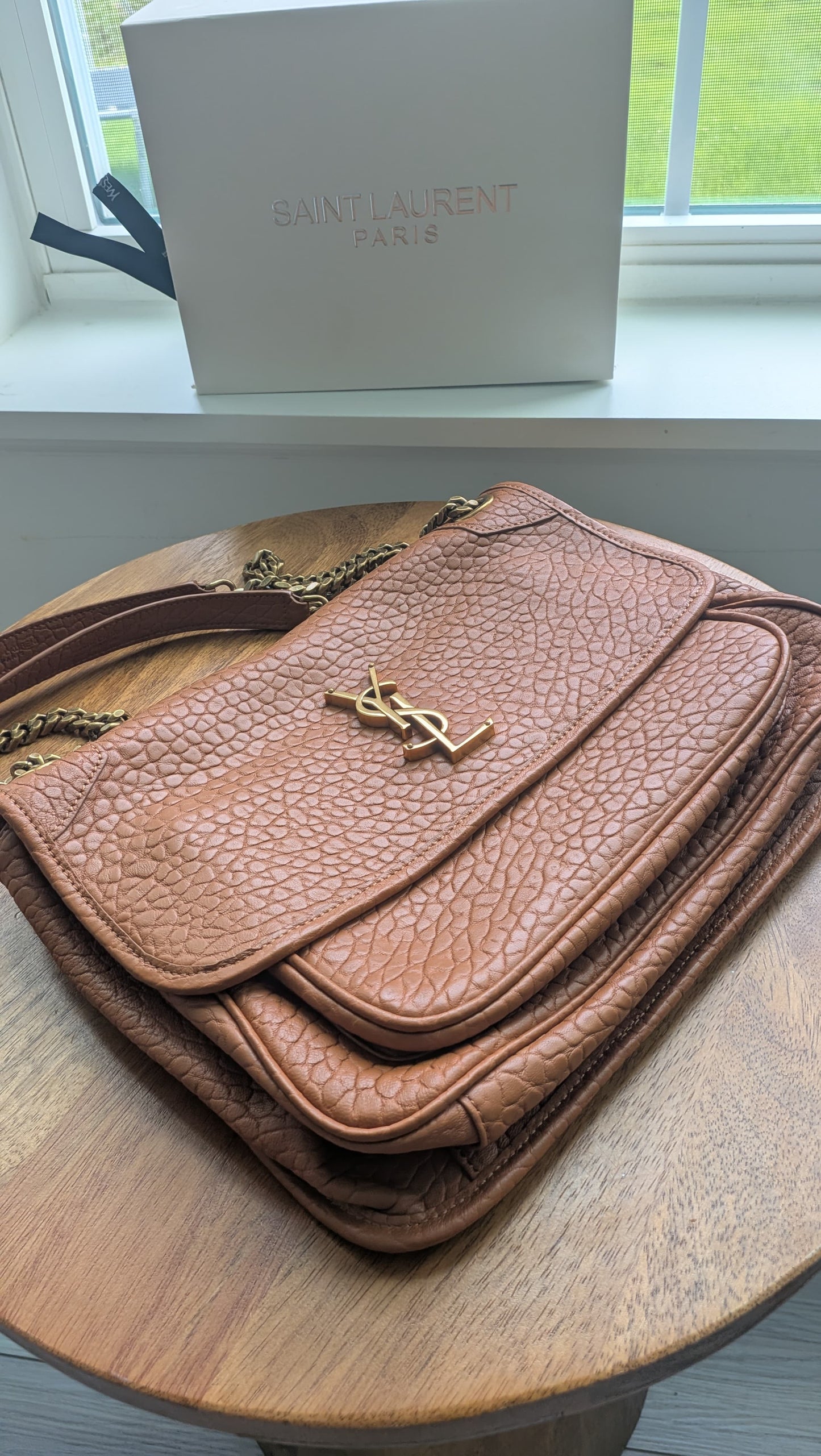 Bolsa Yves saint Laurent top quality con caja y cubre polvo