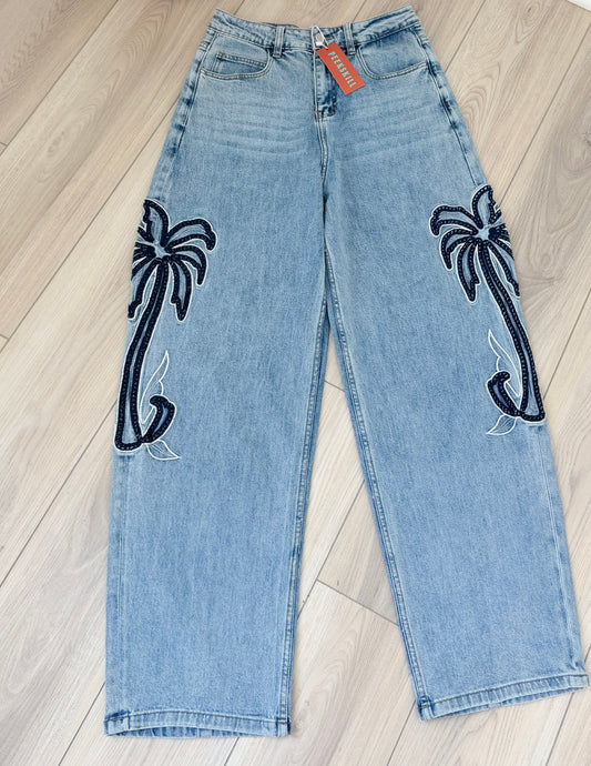 Pantalón mezclilla barrel small nuevo super stretch