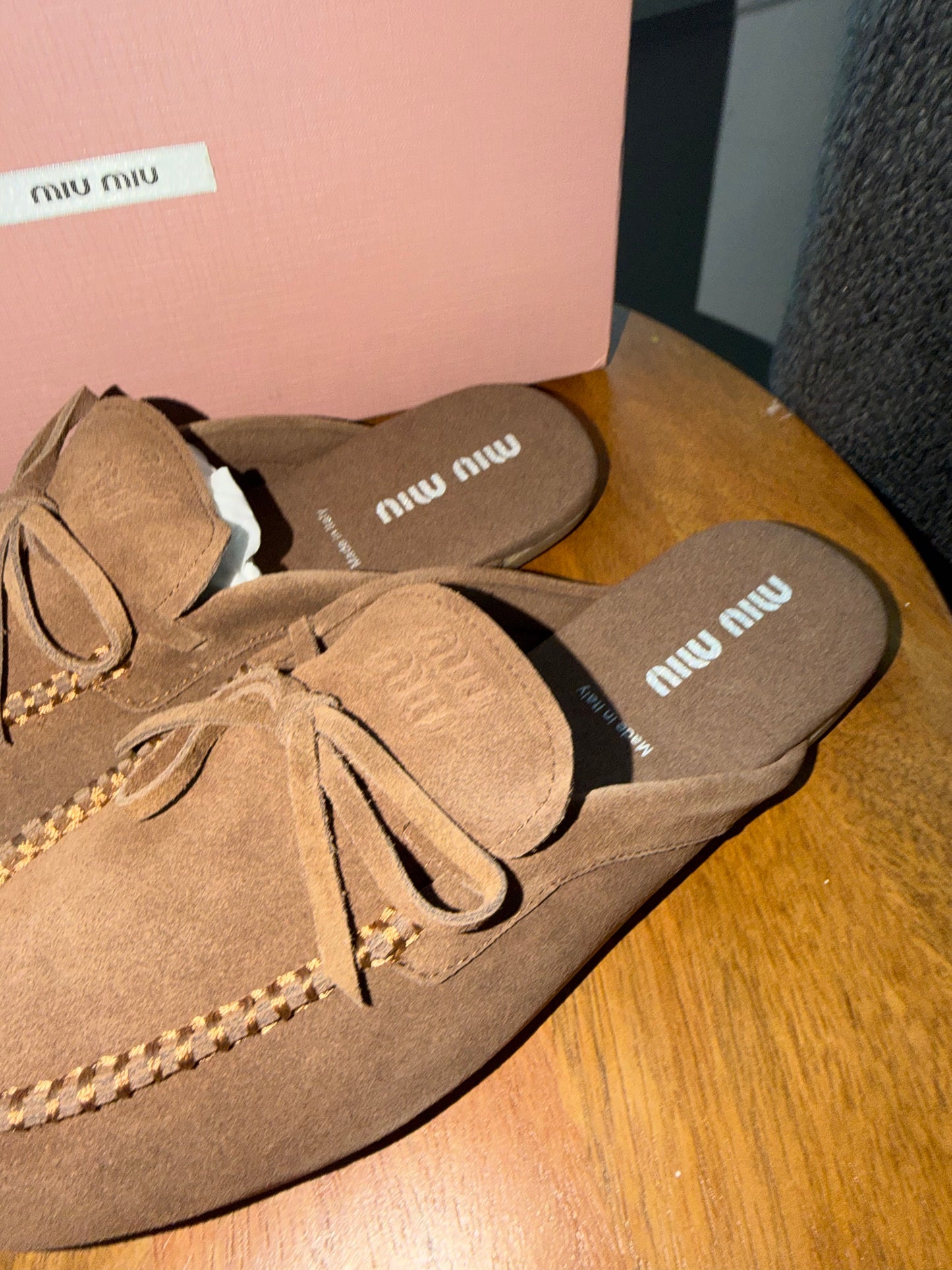 Zapatos Miu Miu talla 8 Nuevo’s con caja