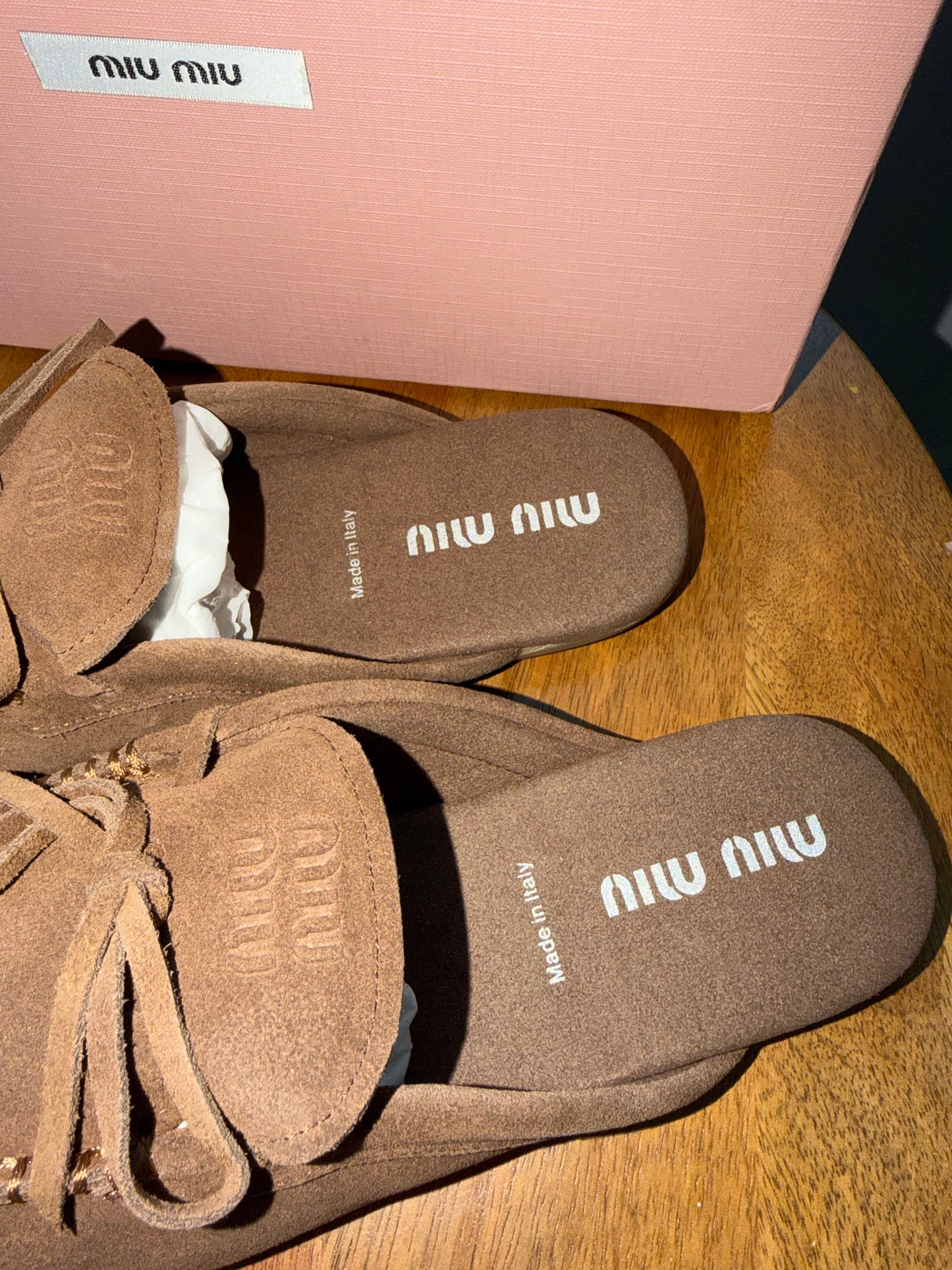 Zapatos Miu Miu talla 8 Nuevo’s con caja