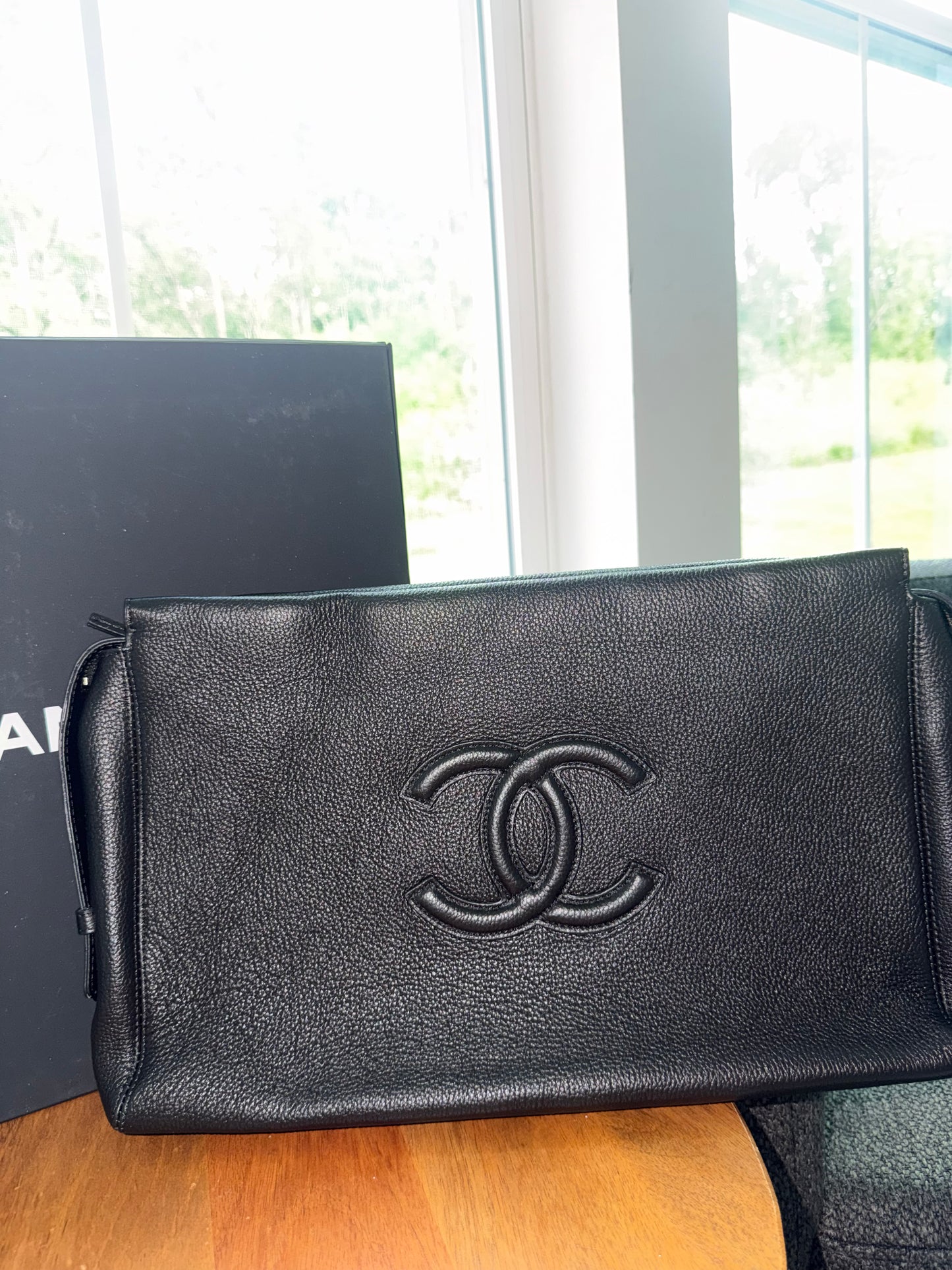 Bolsa Chanel negra nueva temporada con caja y cubre polvo top quality