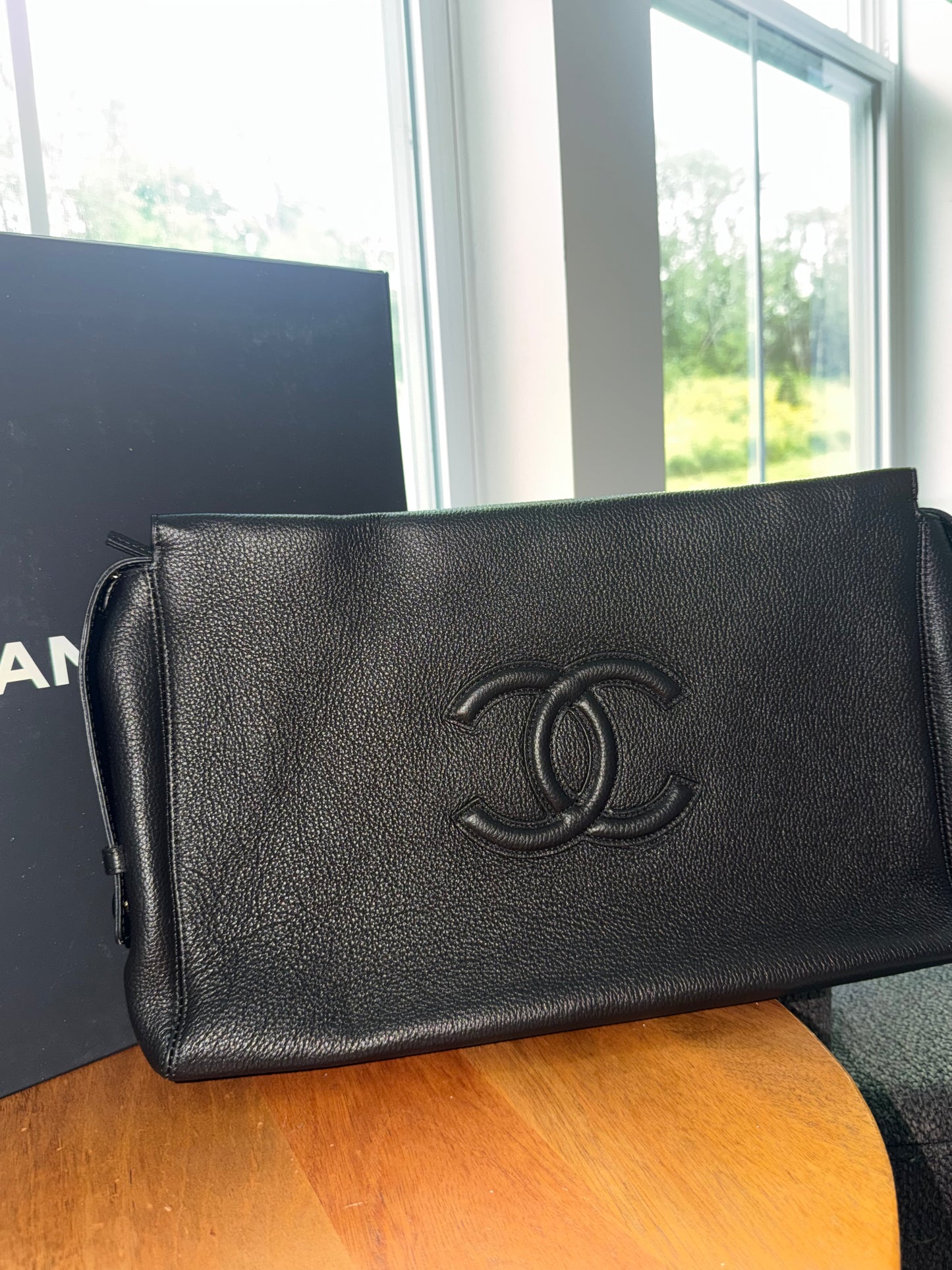 Bolsa Chanel negra nueva temporada con caja y cubre polvo top quality