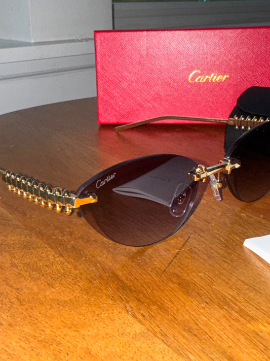 Lentes Cartier top quality con caja y estuche