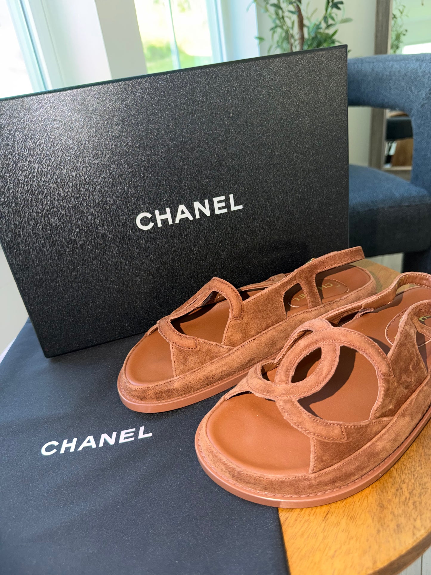 Sandalias Chanel talla 8 nueva temporada