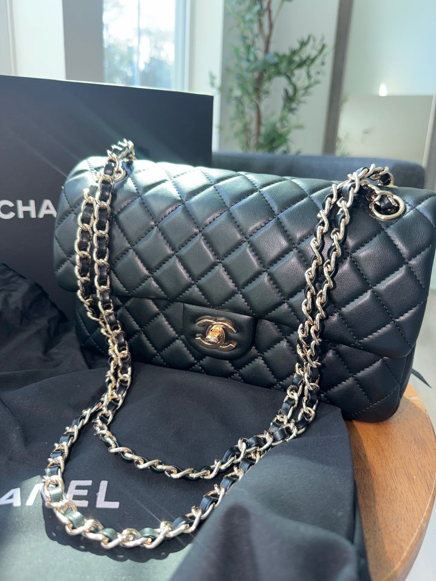 Bolsa Chanel top quality identica con caja y cubre polvo