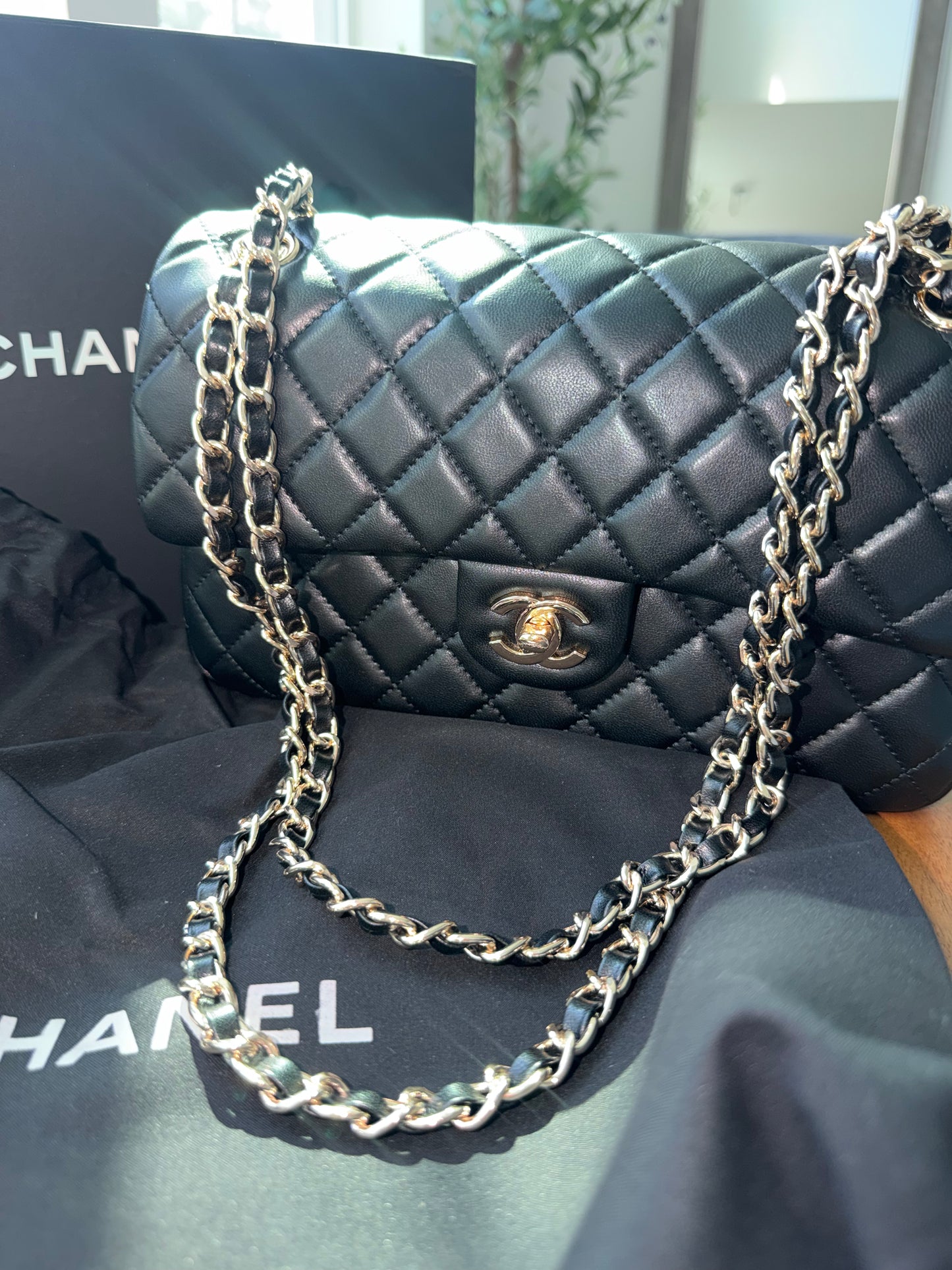 Bolsa Chanel top quality identica con caja y cubre polvo