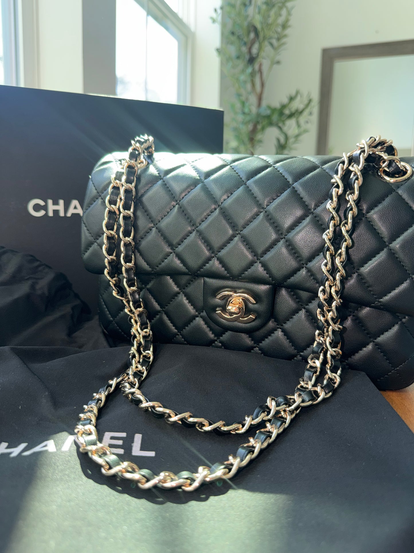 Bolsa Chanel top quality identica con caja y cubre polvo