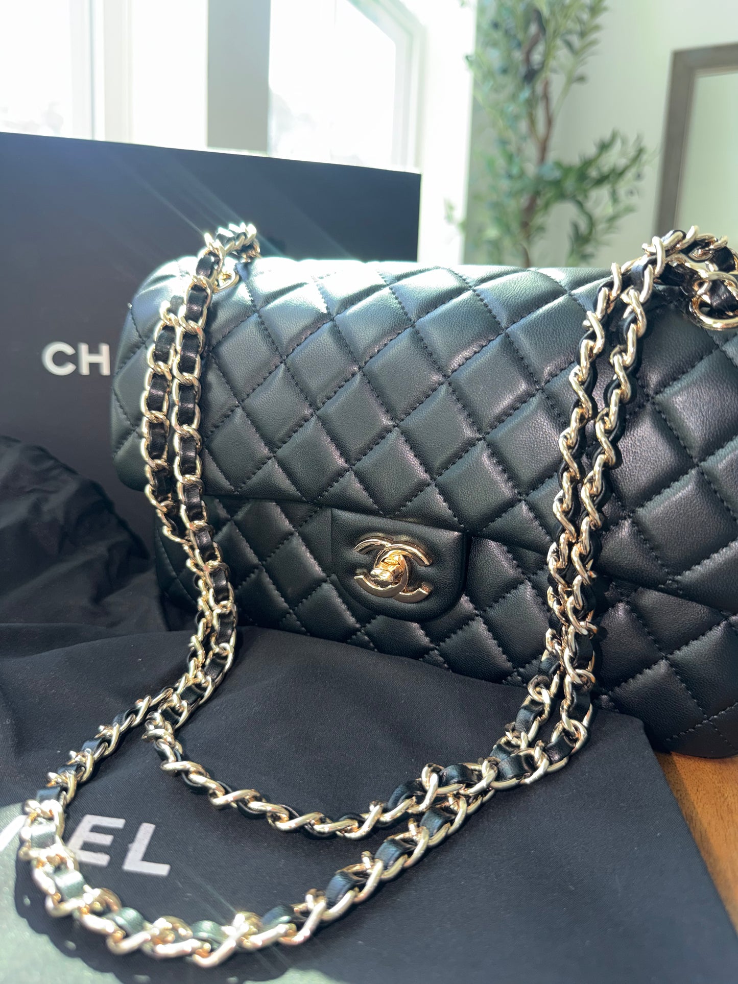 Bolsa Chanel top quality identica con caja y cubre polvo