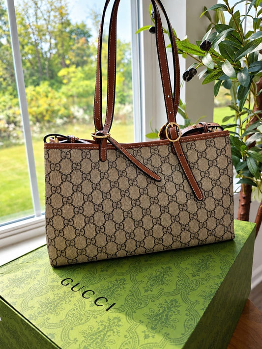Bolsa Gucci logo mediana top quality con caja y cubre polvo