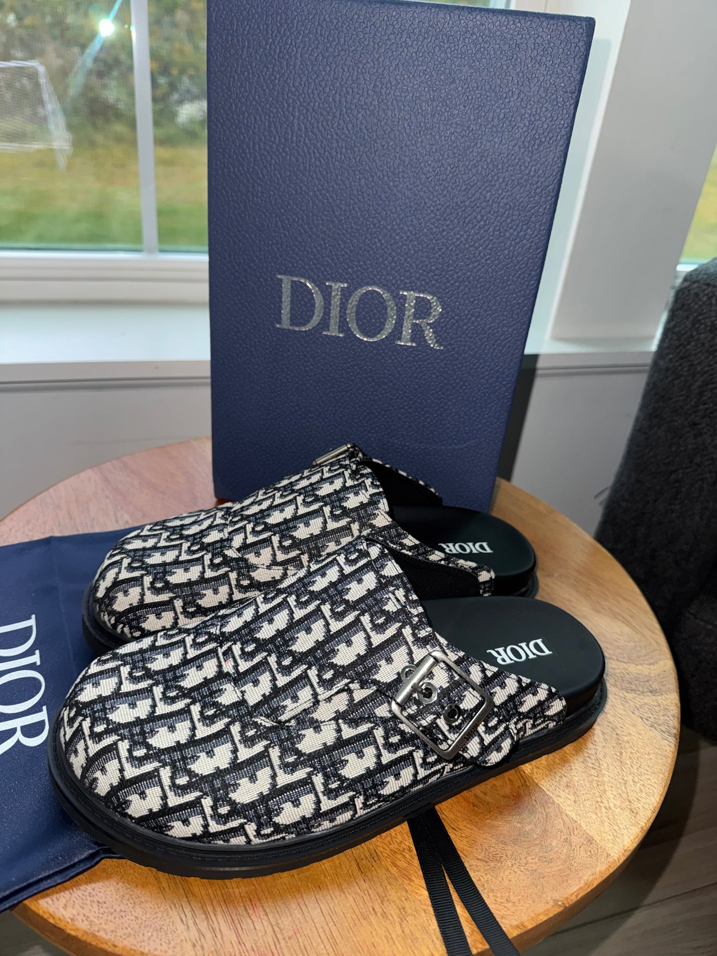 Clogs Dior talla 9 de mujer con caja y cubre polvo