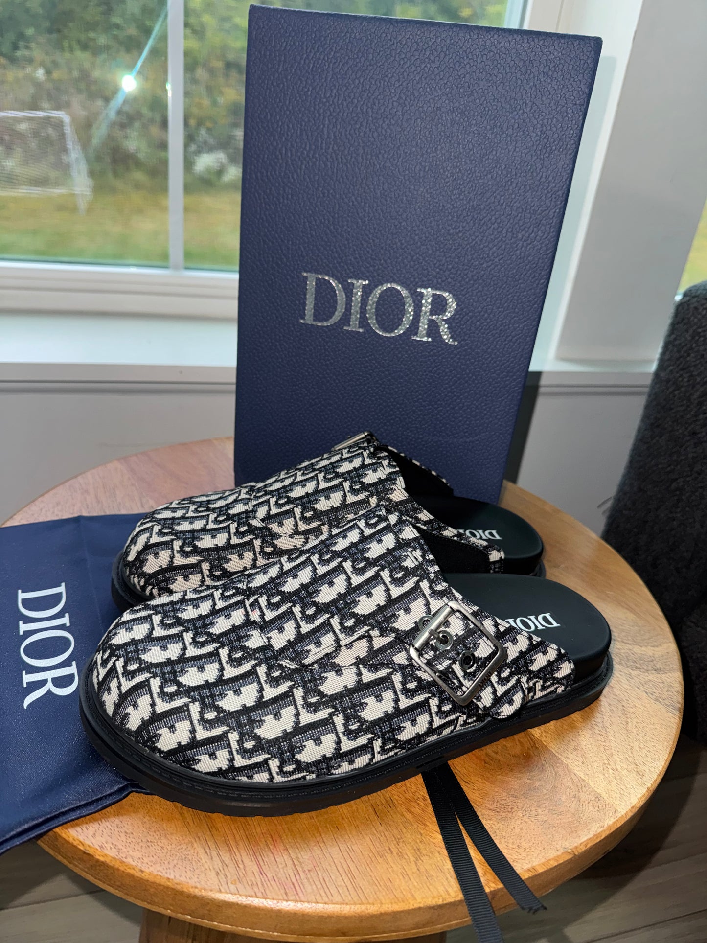 Clogs Dior talla 9 de mujer con caja y cubre polvo