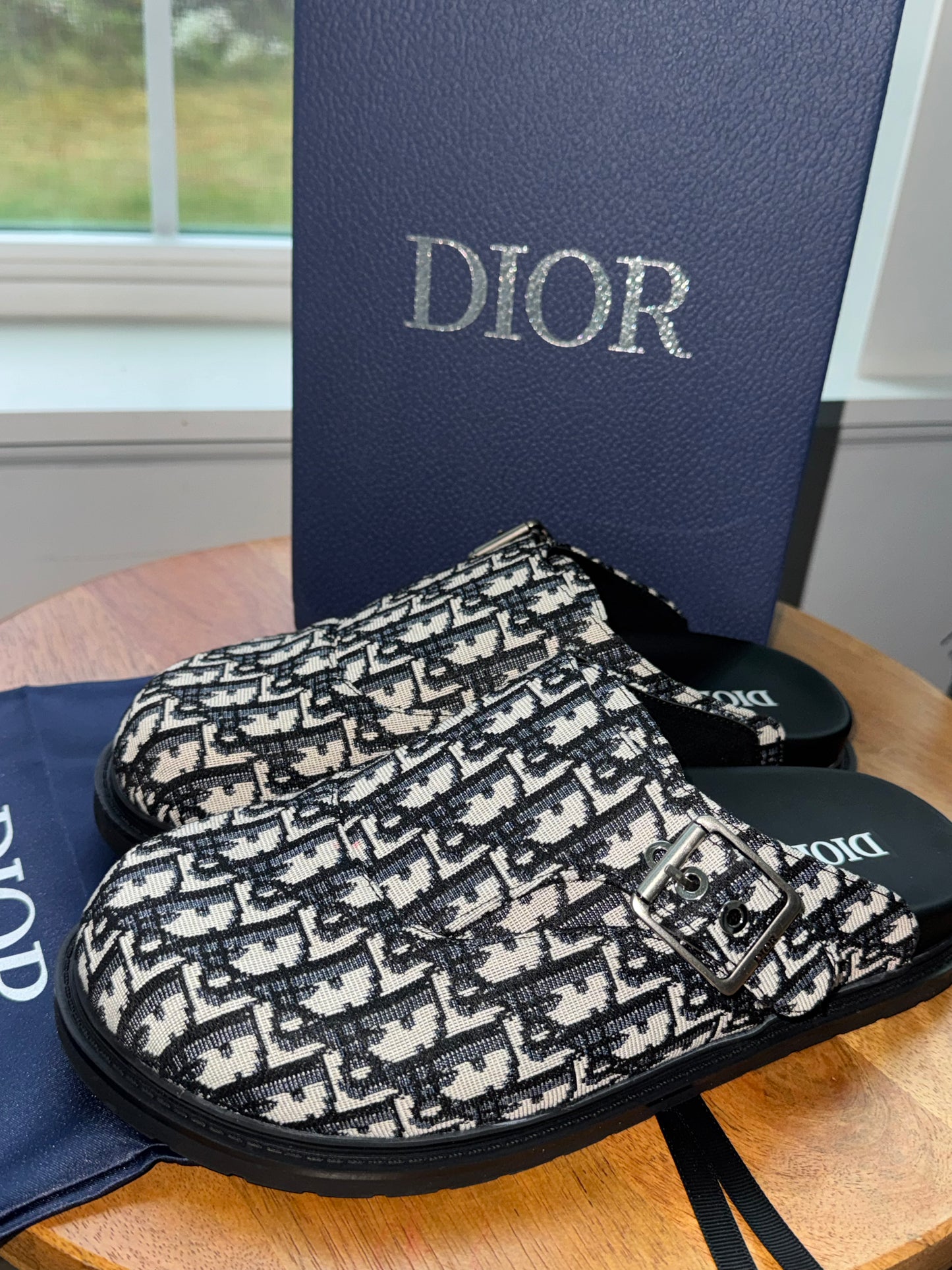 Clogs Dior talla 9 de mujer con caja y cubre polvo