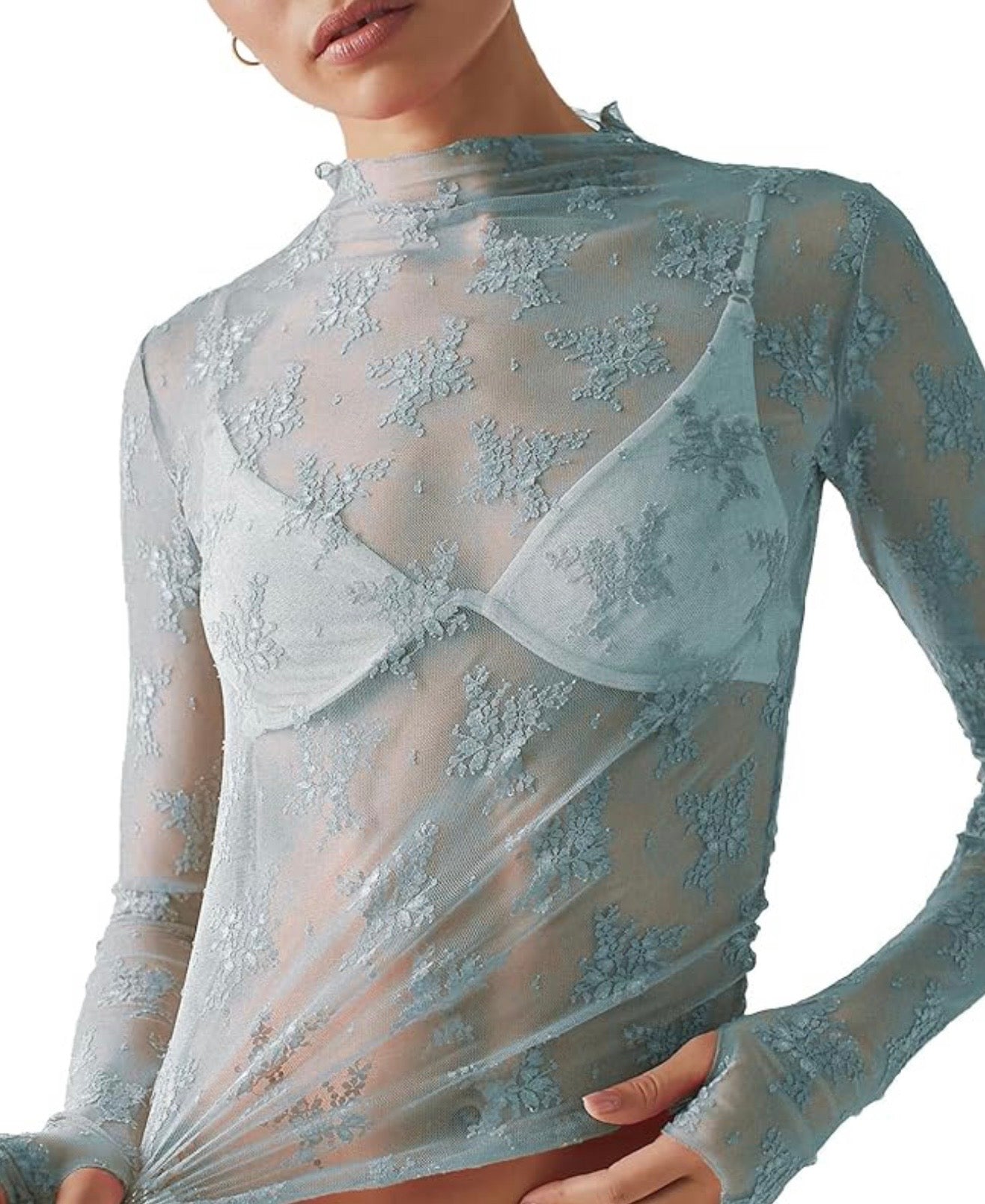 Layering top azul