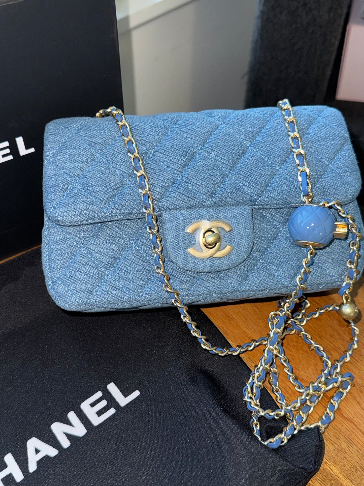 Bolsa Chanel mezclilla top quality
