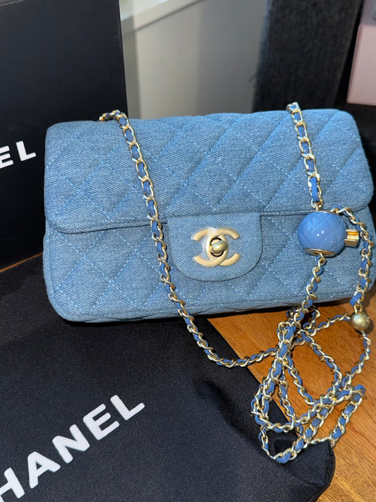 Bolsa Chanel mezclilla top quality