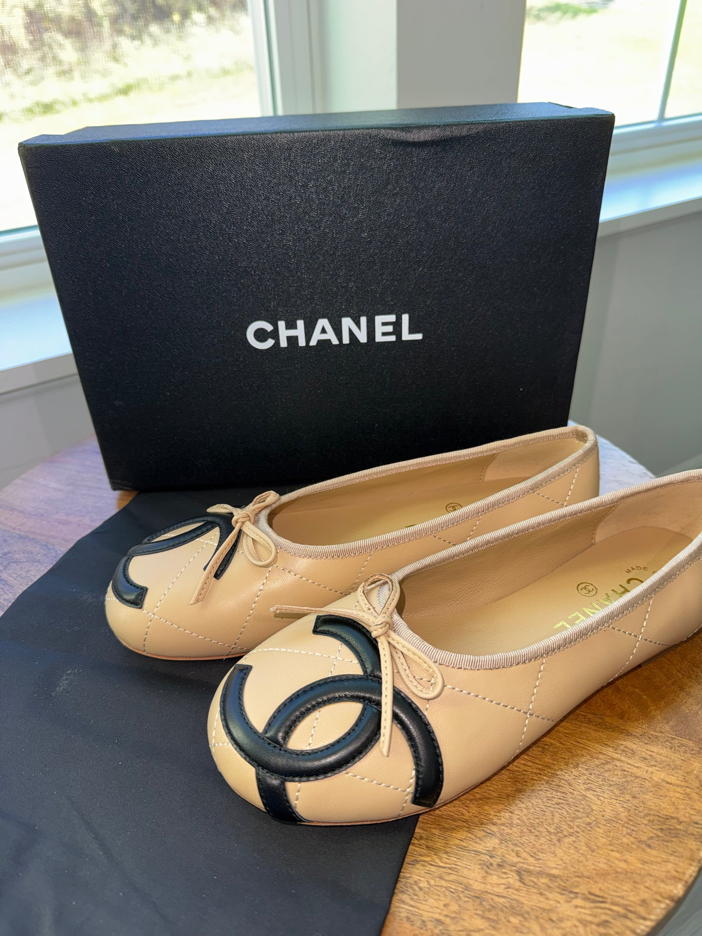 Flats Chanel talla 8 top quality