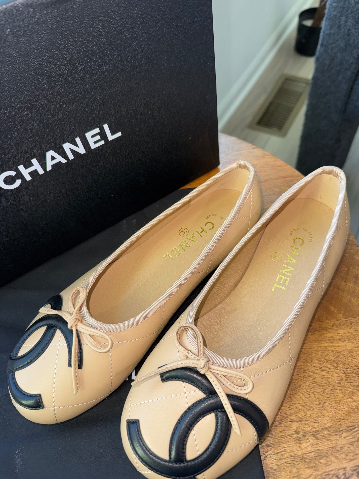 Flats Chanel talla 8 top quality